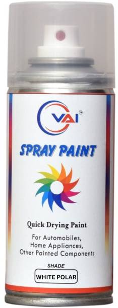 VAI Automotive Spray Paint Polar White (RC Colour Name) for Cars HYUNDAI Polar White Spray Paint 225 ml