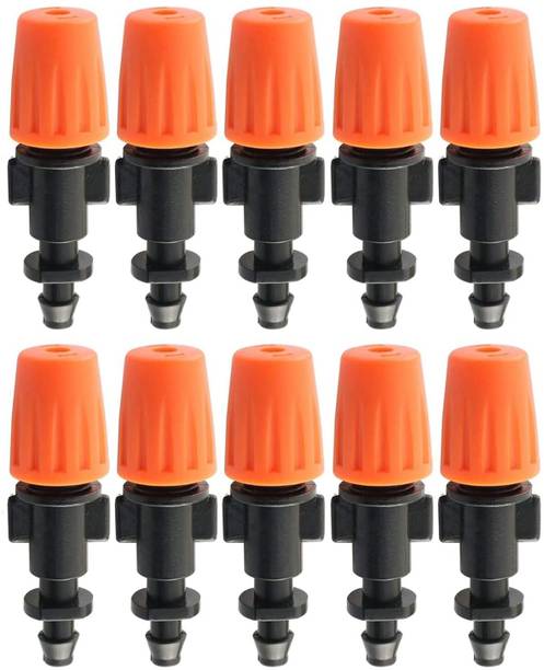 Vasudha Irrigation ONE WAY ORANE FOGGER PACK OF 10 Drip Irrigation Kit