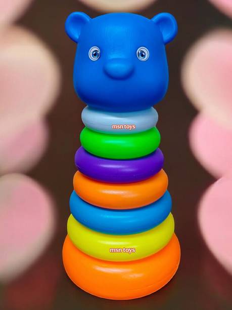 MSN RING TOY Bear Stacking 7 Rings for Toddlers TOY R12