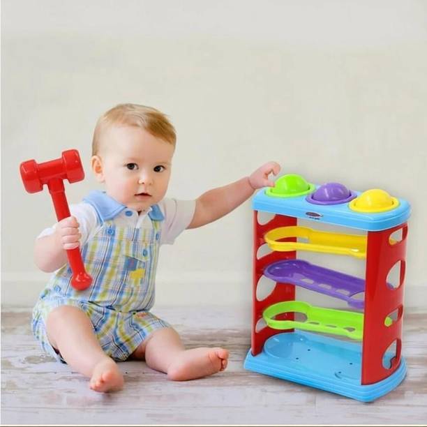 BHVMEY Ball Pounding Game Set for Baby Kids and Toddlers for Early Development