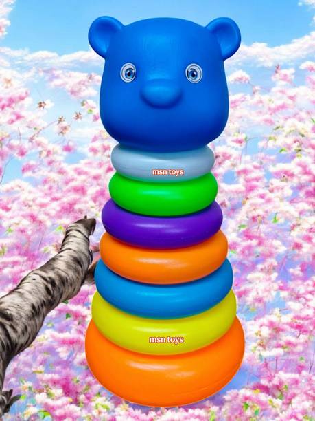 MSN RING TOY Bear Stacking 7 Rings for Toddlers TOY R11