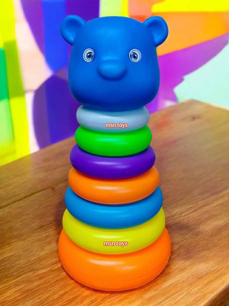 MSN RING TOY Bear Stacking 7 Rings for Toddlers TOY R18