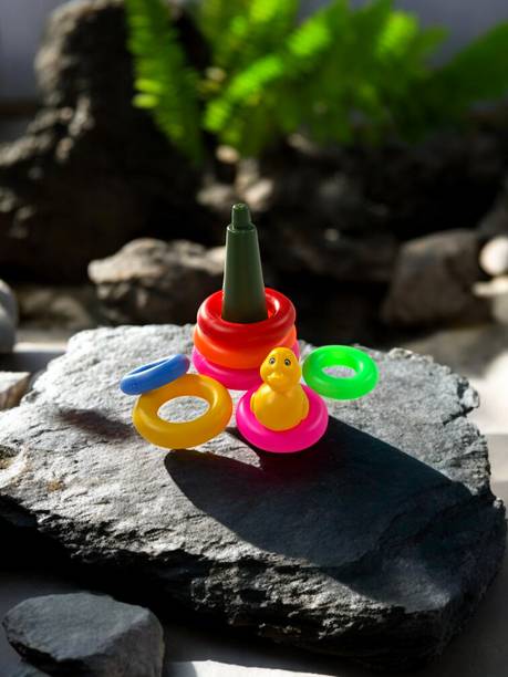 BHVMEY Multicolor Ring Toss Duck Game for Kids Party and Family Fun