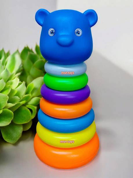 MSN RING TOY Bear Stacking 7 Rings for Toddlers TOY R3