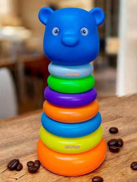MSN RING TOY Bear Stacking 7 Rings for Toddlers TOY R14