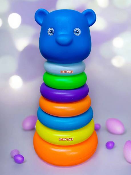 MSN RING TOY Bear Stacking 7 Rings for Toddlers TOY R7