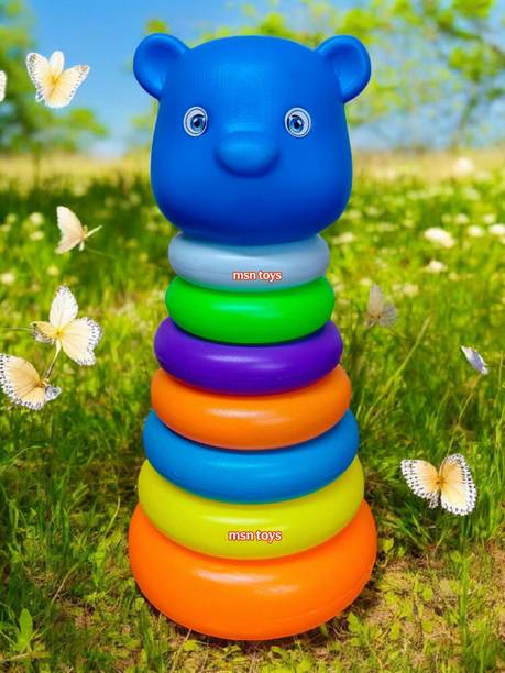 MSN RING TOY Bear Stacking 7 Rings for Toddlers TOY R1