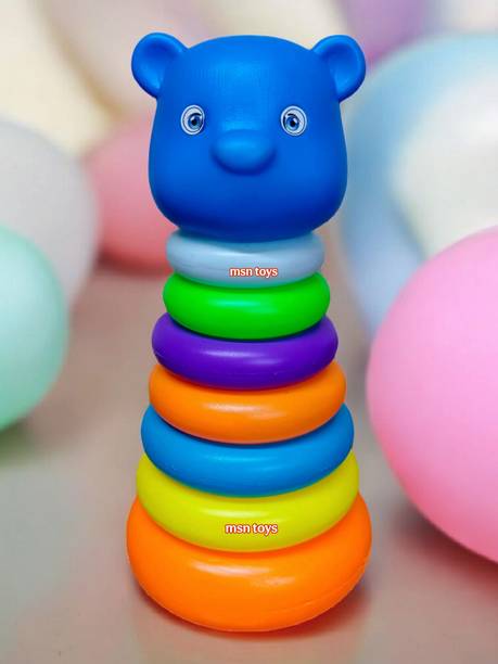 MSN RING TOY Bear Stacking 7 Rings for Toddlers TOY R8