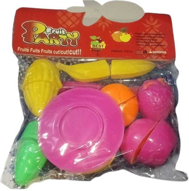 PP SONS Kids Pretend Play Fruit & Kitchen Toy Set