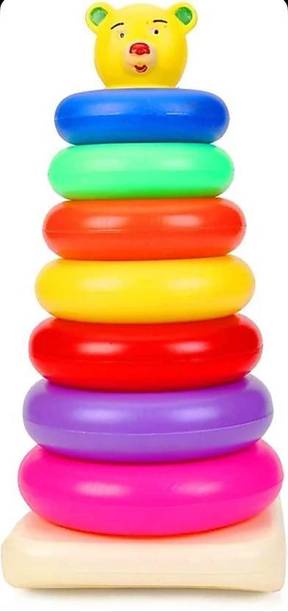SR Toys eddy Stacking Ring Educational Tower Construction Toy for Toddlers (7 Ring)