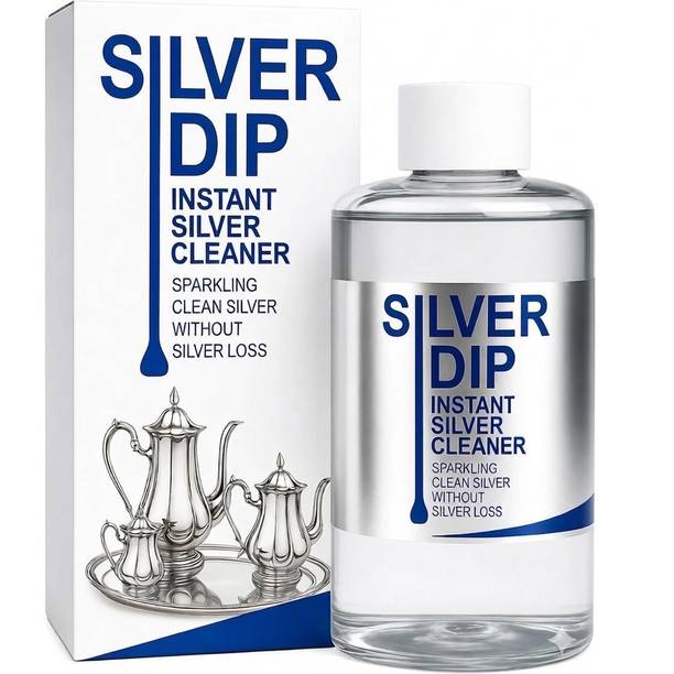 ketocip Instant Silver Cleaner Liquid | Fast Acting Silver Jewellery & Utensil Cleaner Stain Remover