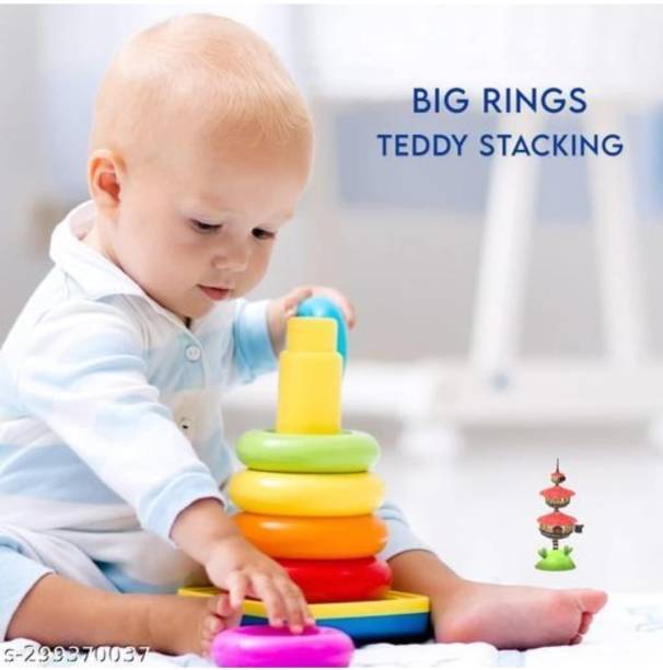 DAPIZAR Educational Stacking Ring Kids Toy Indoor Plastic Starting Block