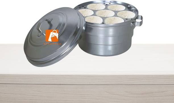 StopShop 100% Aluminum Idli Maker| Steamer for Idli | idli steamer | Idli Pot (12Pcs) Aluminium Steamer
