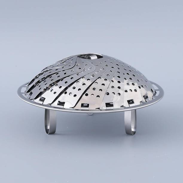 CARTIVA Vegetable Steamer Basket for Insert for Pots, Pans steam boiling Fruit Bowl Steel Steamer