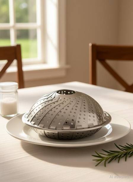 PUHBRHY Stainless Steel Steamer Basket for Vegetable/Insert for Pots, Pans steam boiling-6.5"-10", Green Stainless Steel Steamer Stainless Steel Steamer