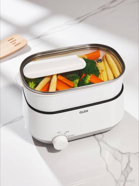 Glen 3 in 1 Multi Food Steamer PTFE (Non-stick) Steamer