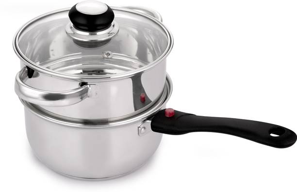 SPRINGWAY Martensite Multi-Purpose Steamer 18CM (2 in 1), Premium Quality Stainless Steel Steamer