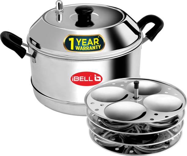 आईबेल IDLY COOKER (NORMAL) Idli Pot, Stainless Steel, Induction & Gas Stove compatible स्टेनलेस स्टील स्टीमर