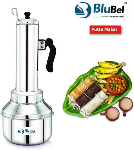 Blu Bel Puttu Maker Puttu Kodam Chiratta Puttu Kutti Puttu Cooker Puttu Vessel Stainless Steel Steamer
