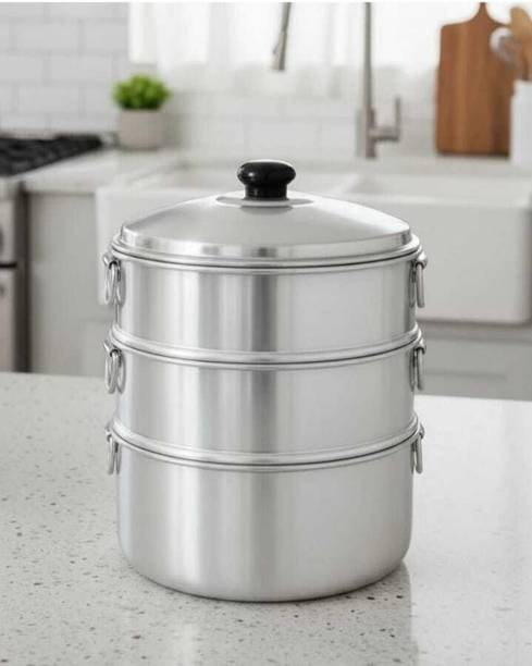 SHRI VASUNDHRAM momos Steamer Diamm: 8/3 Aluminium Steamer