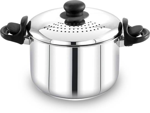AVIAS Eco Strainer Pot SS Lid Stainless Steel Steamer
