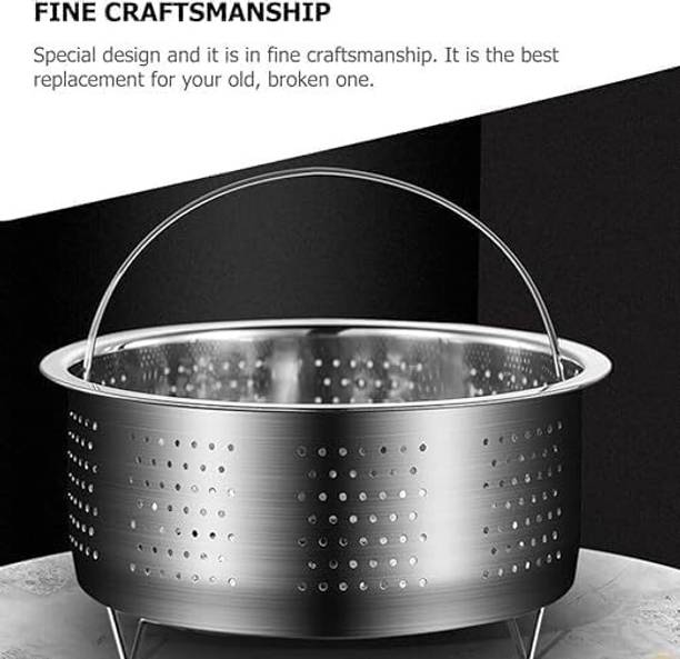Snehshyam Rice, Food, Meat, Fish Cooker Warmer Kitchen Cookware Metal Steamer Stainless Steel Steamer