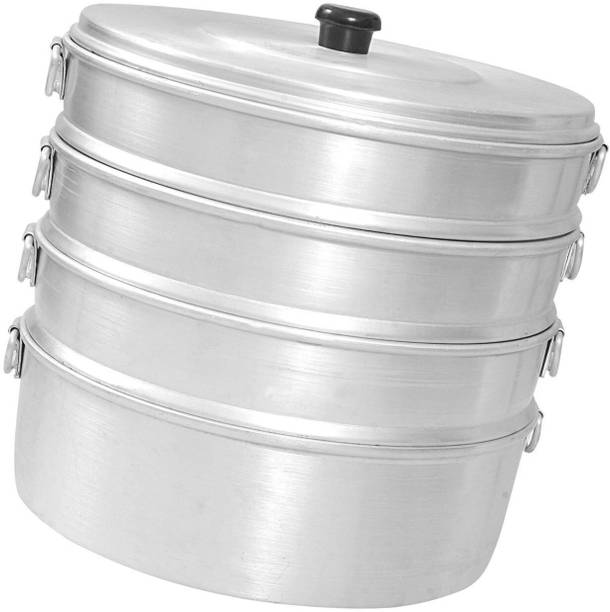 VPSK Momos steamer No 12 (170) pcs are Baked At One time,used for Hotel & Restaurant) Aluminium Steamer