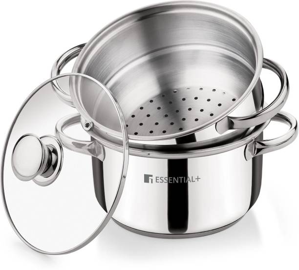 BERGNER Essential Plus 2 Tier Stainless Steel Steamer