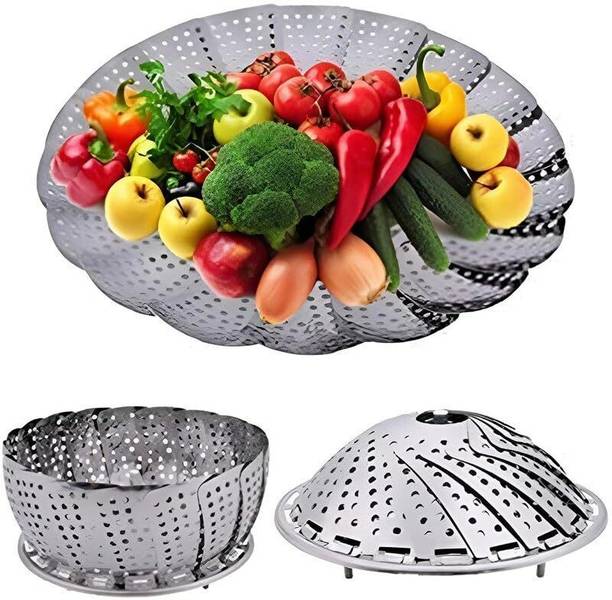Roswaqio Stainless Steel Steamer Basket for Vegetable/Insert for Pots Stainless Steel Steamer