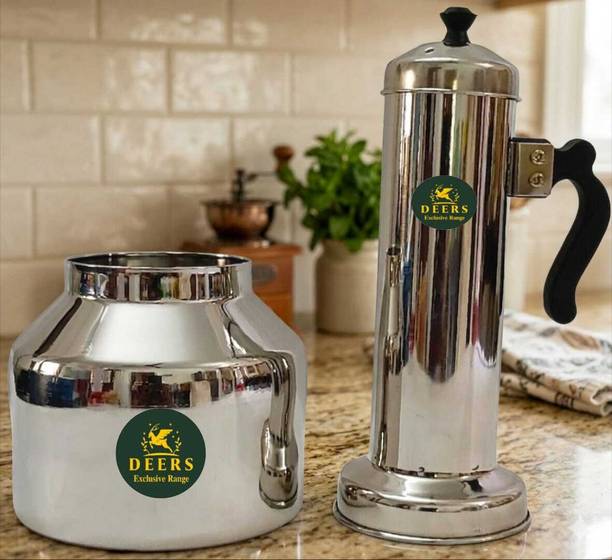 DEERS Exclusive Range Stainless Steel Puttu Kodam | Mirror Finish Stainless Steel Steamer