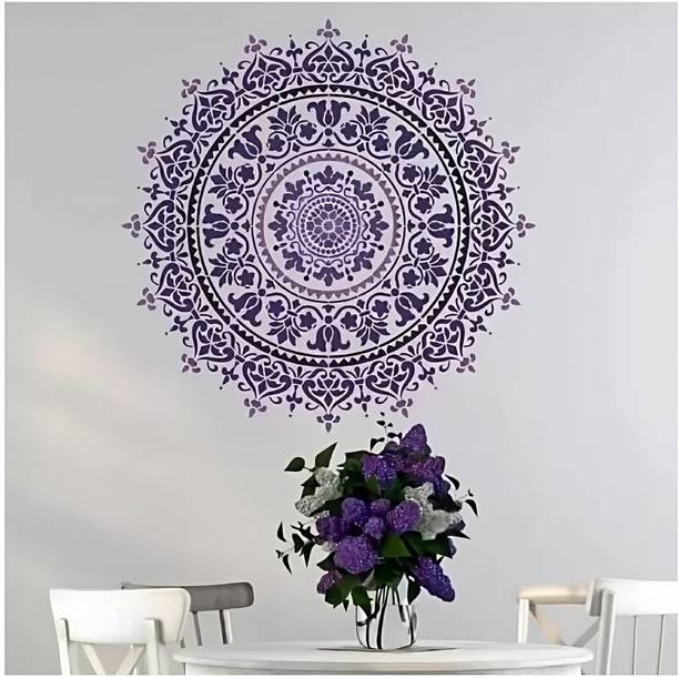 Kayra Decor Mandala Design Stencils For Wall Painting KDS36060 Size- 24x24 inch Stencil