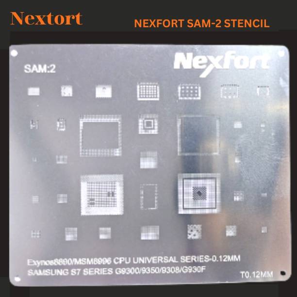 AKT NEXFORT SAM-2 STENCIL multipurpose used for G9300,9350 9308,G930F stainless rebelling steel SQUARE Stencil