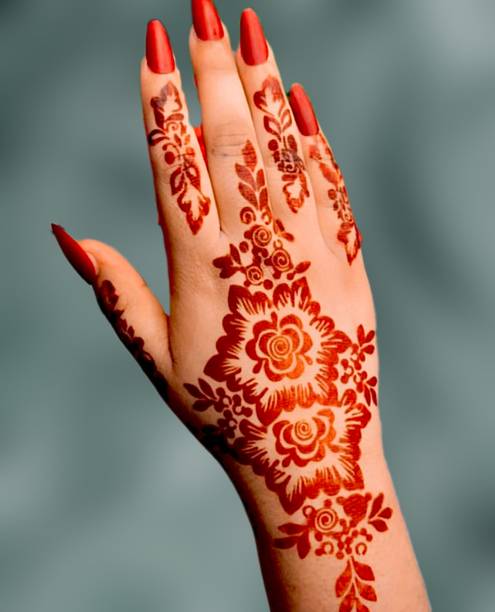 Anafri HENNA STENCIL MEHNDI DESIGN FOR KIDS,GIRLS,WOMEN