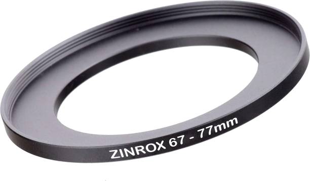 ZINROX 67-77mm Step Up Lens Filter Adapter Ring, Set of 1 Piece Size 67mm to 77mm Step Up Ring