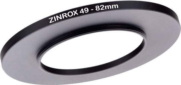 ZINROX 49-82mm Step Up Ring, Set of 1 Piece - Size : 49mm to 82mm Stepping Ring Step Up Ring