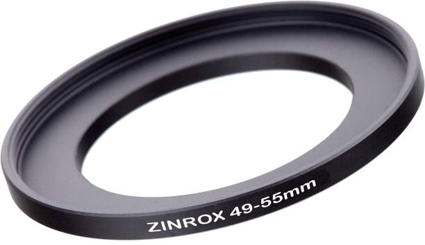 ZINROX 49-55mm Step Up Ring, Set of 1 Piece - Size : 49mm to 55mm Stepping Ring Step Up Ring