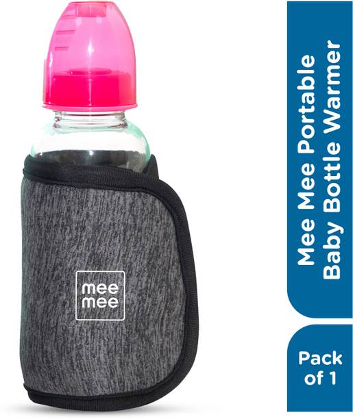 MeeMee Portable Baby Bottle Warmer, 10 Mins to Warm Baby Milk, Quick USB Charging - 1 Slots