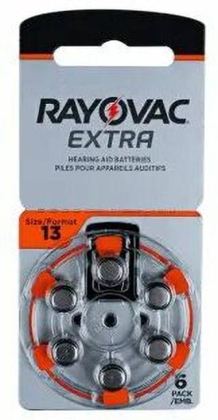 Rayovac Hearing Aid Batteries size13 1 strip (6 Batteries) RA13 Stethoscope Case