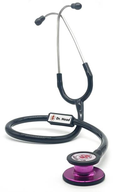 Dr. Head Double Head Pink Color Finish Stethoscope for Doctors, Students & Nurses etc. Stethoscope for Doctor Stethoscope