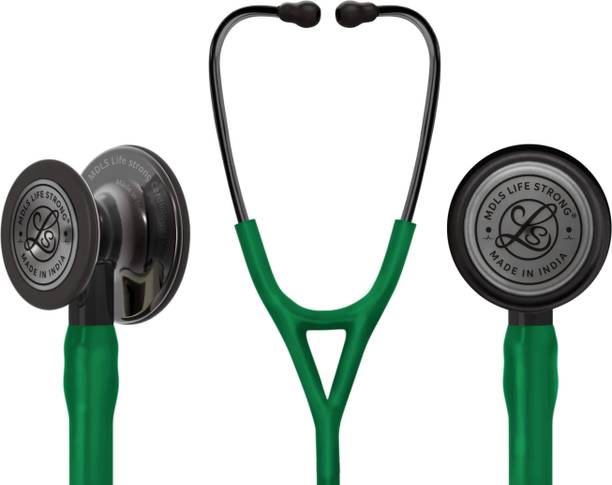 MDLS Life strong Stainless Steel Cardiology IV Black Zed For Doctors/ Students /Nurse Acoustic Stethoscope