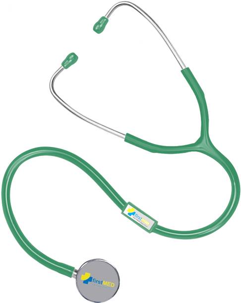 Firstmed Dual Head Stethoscope for Doctors and Students Chest Piece Anodizing Aluminium, Dual Frequency Stethoscope