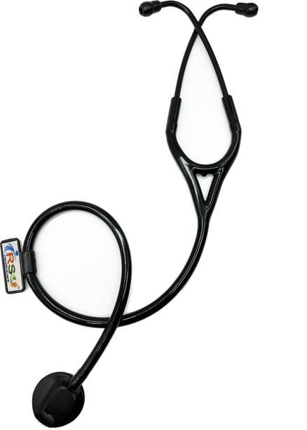 rsc healthcare Black Matte Single head for Doctors, Medical Students Acoustic Stethoscope Acoustic Stethoscope