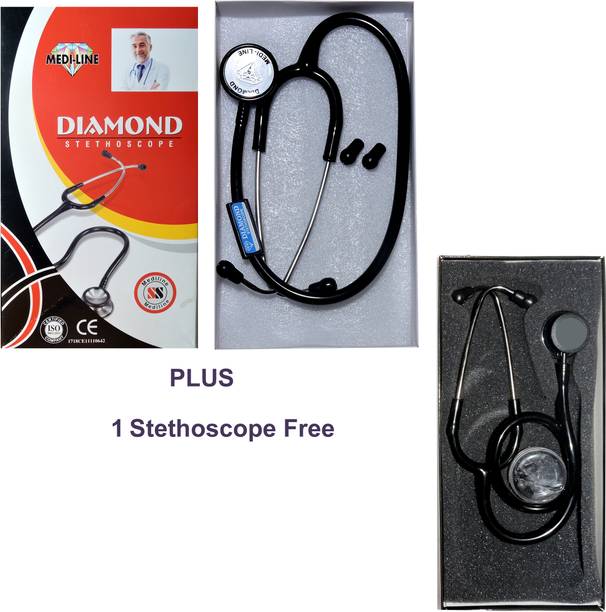 ETHIGEN Ultra Classic III Stetho With Doctor Delux Stetho For Doctor & Medical Students. Acoustic Stethoscope