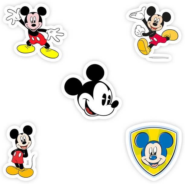 STICK STORE 2.8 inch Micky Mouse Stickers, Disney World, Cartoon Character, Waterproof Vinyl Stickers Self Adhesive Sticker