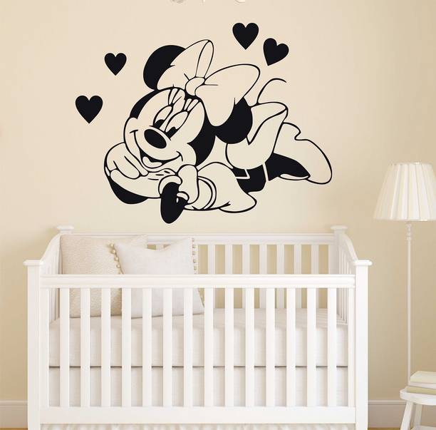 classyclothes 49 cm Classy " Mickey Mouse " wallsticker Self Adhesive Sticker