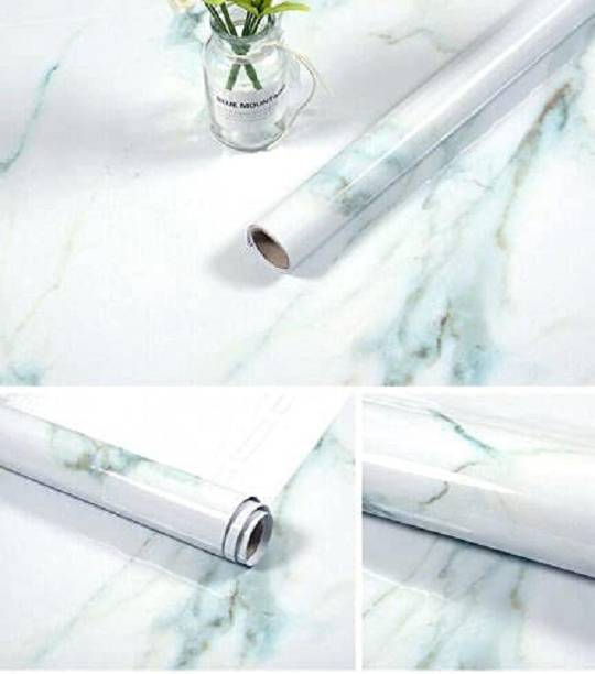 Hiki Ziki 200 cm Granite Look Marble Finish Self Adhesive PVC Wallpaper Self Adhesive Sticker