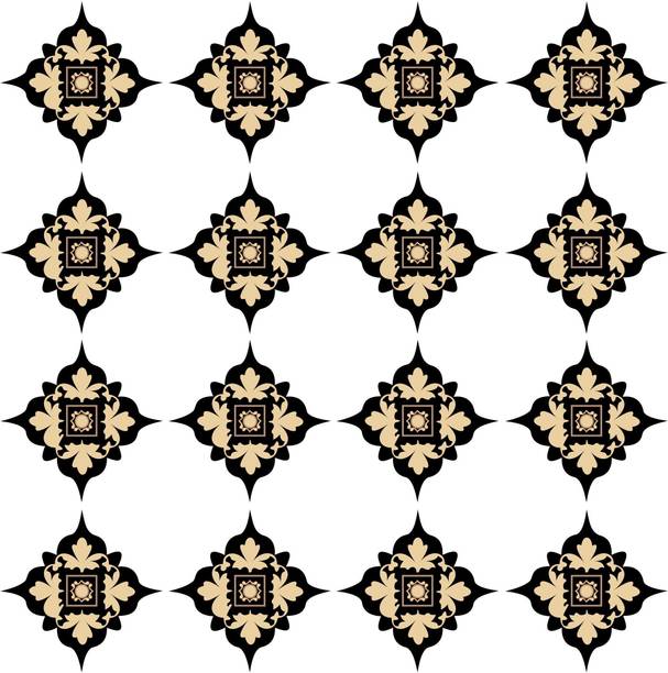 Epithet Studio 8 cm Decorative waterproof Floor sticker (16 pcs)_DKFS03 Size :- (8cm x 8cm) Self Adhesive Sticker