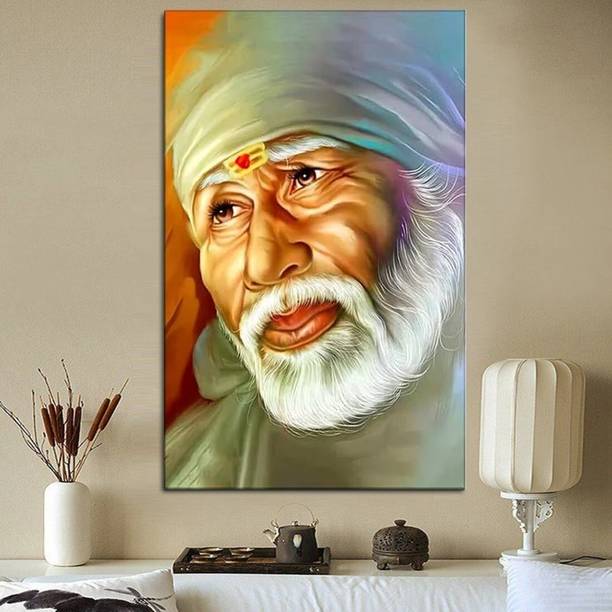 Craft Advertising 45.72 cm sai baba wall sticker Removable Sticker