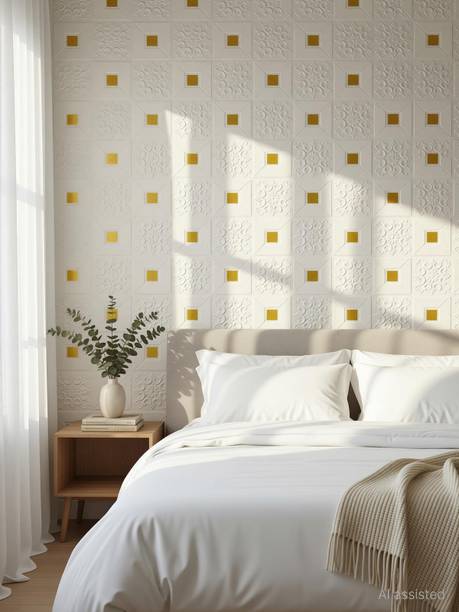 Onbet 70 cm x 70 cm Floral & Botanical Embossed Wallpaper