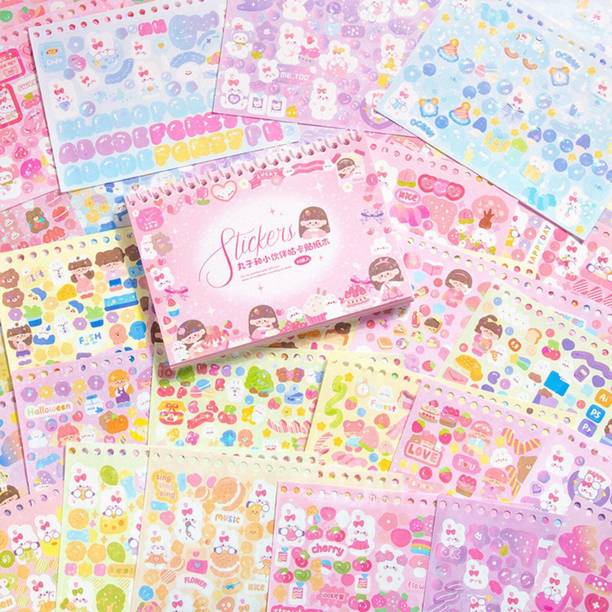 ydmart 15 cm Cute Cartoon Sticker Set Self Adhesive Sticker